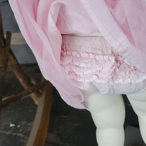 NEW 6/9 MONTH 🌷ADORABLE PINK EASTER DRESS - Picture 5 of 15